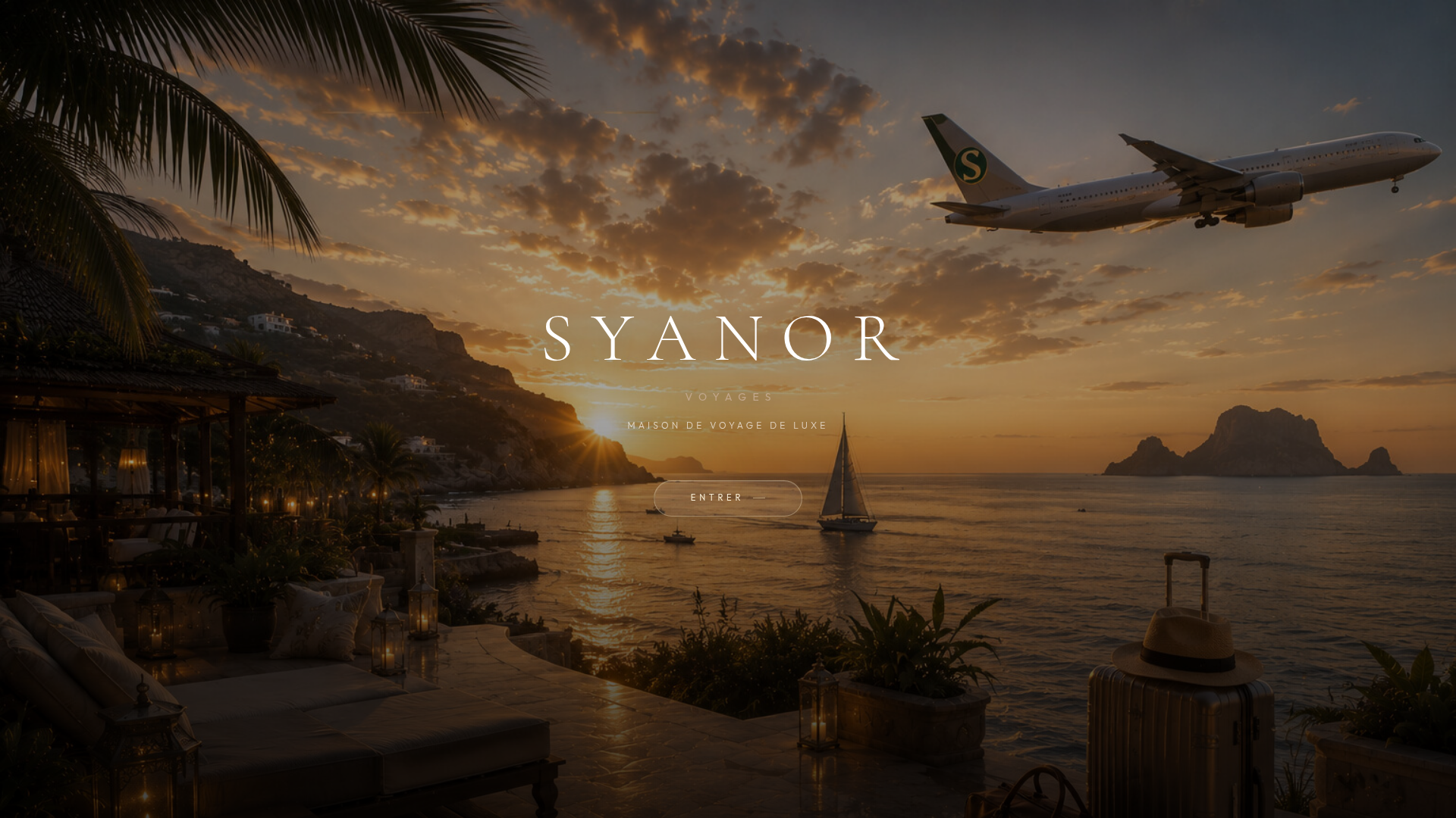 Capture du projet 5 — Syanor Voyages — Expérience web immersive livré par S2M 360